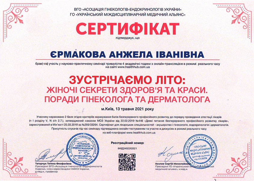 Жіночі секрети здоров'я та краси. Поради гінеколога та дерматолога.